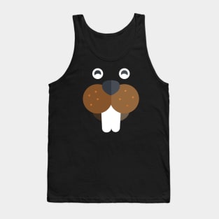 Beaver Face Tank Top